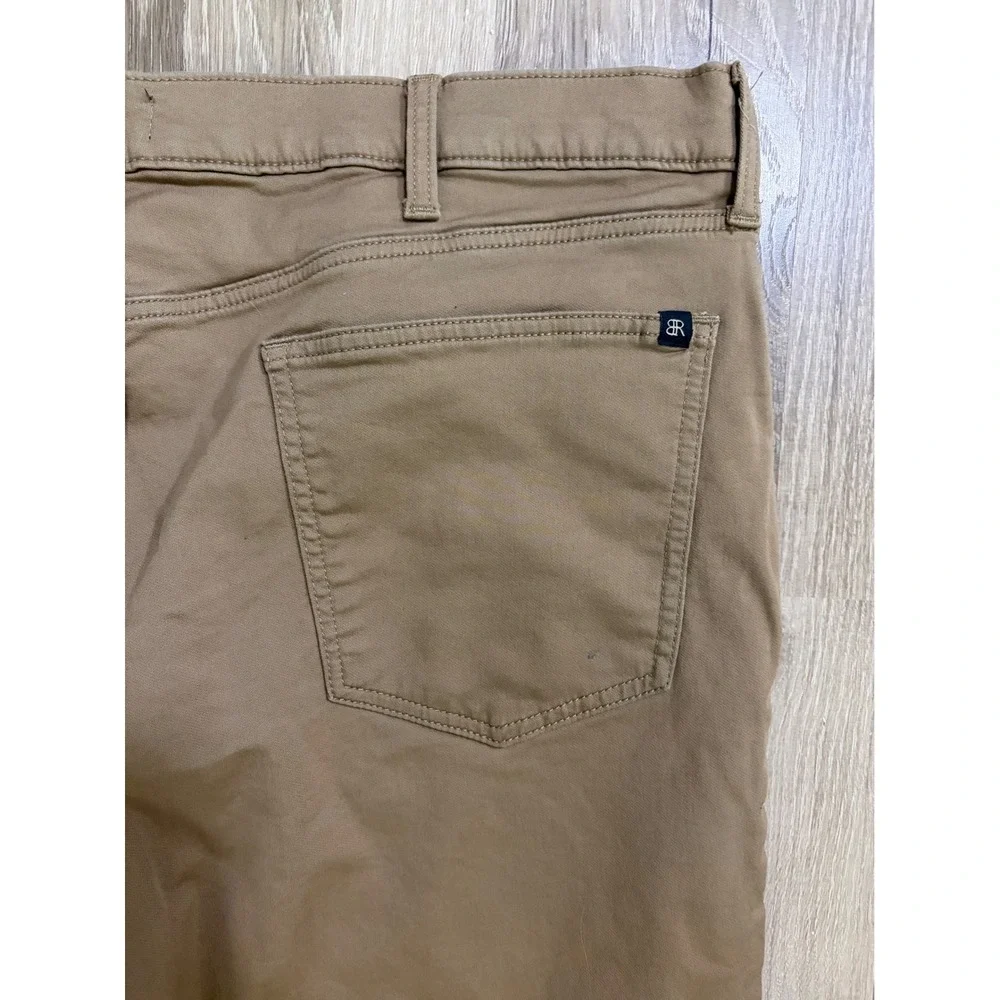 Banana Republic Khaki Chino‎ Pants Men 40x30 (39x27) Slim Cotton Stretch Whisky